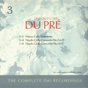 Jacqueline Du Pre - The Complete EMI Recordings (CD 3) album cover