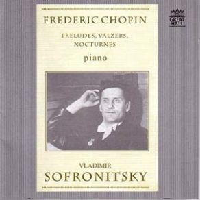 Sofronitsky Plays Chopin album cover