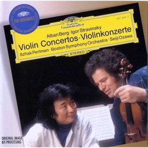 Perlman - Berg, Stravinsky - Violin Concertos album cover