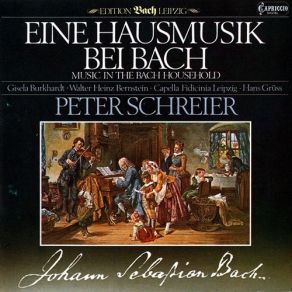Bach - Music In The Bach Household (Schreier) album cover