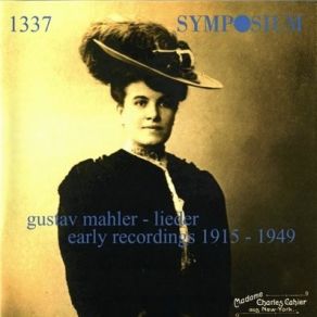 Mahler - Lieder (Early Recordings 1915-1949) album cover