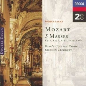 Mozart - 5 Masses - Cleobury, Munchinger album cover