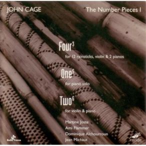 John Cage - The Number Pieces 1 (FOUR 3, ONE 5, TWO 6) album cover