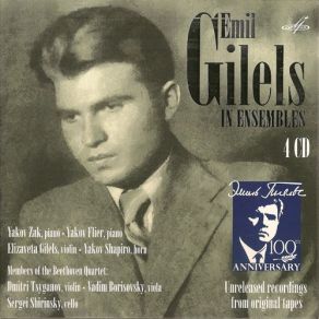 Emil Gilels In Ensembles CD3 album cover
