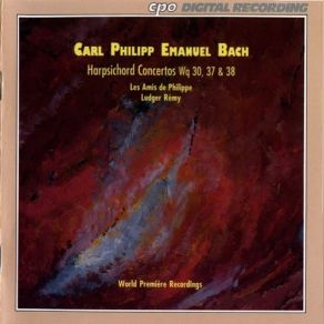 C. P. E. Bach - Harpsichord Concertos Wq 30, 37 & 38 album cover