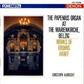 Christoph Albrecht - Bruhns & Hanff album cover