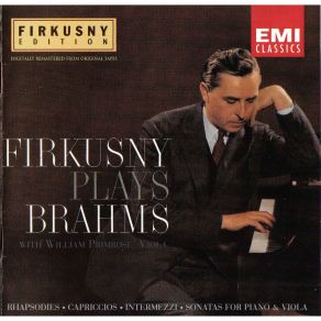 Brahms - Piano Works - Rudolf Firkusny album cover