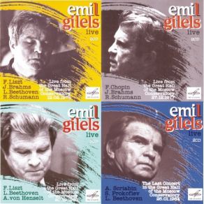 Gilels Live In Moscow CD6 album cover