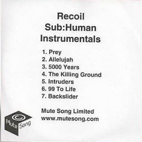 SubHuman Instrumentals album cover
