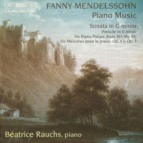 Mendelsson Fanny - Klaviermusik - Beatrice Rauchs album cover