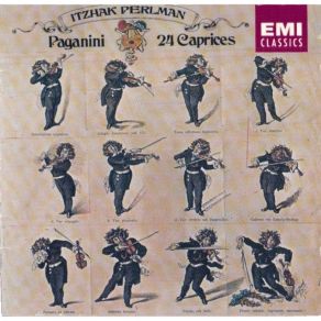 Paganini - 24 Caprices - Itzhak Perlman album cover