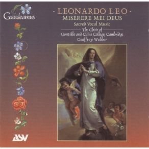 Leonardo Leo: Miserere Mei Deus - Geoffrey Webber album cover