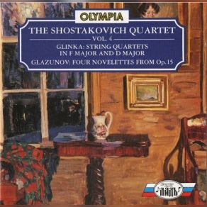 Glinka, Glazunov: String Quartet Works album cover