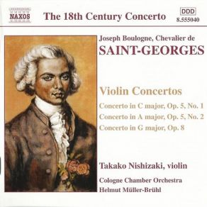 Chevalier De Saint-Georges - Violin Concertos album cover