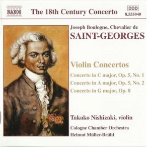 Chevalier De Saint-Georges – Violin Concertos (Vol. 1-2) album cover