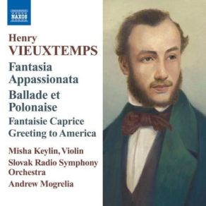 Vieuxtemps - Music For Violin And Orchestra - Andrew Mogrelia album cover