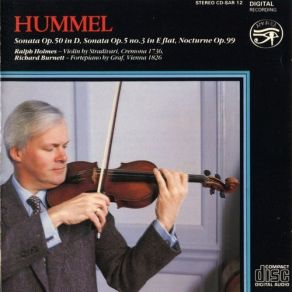 Hummel – Works For Violin & Piano: Sonatas & Nocturne album cover