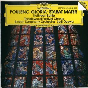 Poulenc - Gloria, Stabat Mater - Ozawa album cover
