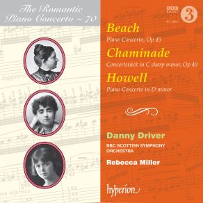 Beach, Chaminade & Howell - Piano Concertos (Hyperion, 2017) (HD 24-96) album cover
