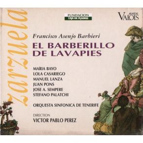 Barbieri - El Barberillo De Lavapies - Perez album cover
