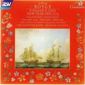 Boyce: Pindar's Ode; New Year Ode 1774 album cover