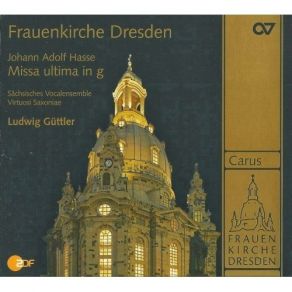 Hasse - Missa Ultima In G Minor - Ludwig Guttler album cover