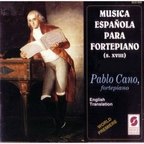 Musica Espanola Para Fortepiano - Pablo Cano album cover