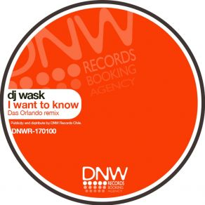 I Want To Know (Das Orlando Remix) album cover