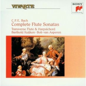 Bach CPE - Flute Sonatas - Kuijken, Van Asperen album cover