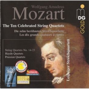 Mozart - The Ten Celebrated String Quartets - Leipziger Streichquartett album cover