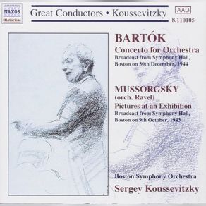 Bartok: Concerto For Orchestra, Mussorgsky: Picture Of An Exhibition album cover