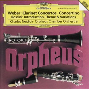 Weber: Clarinet Quintets. Rossini: Introduction, Theme And Variations album cover