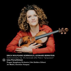 Korngold: Violin Concerto, Op. 35 & Bernstein: Serenade After Plato's " Symposium " album cover