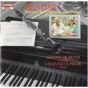 Brahms – Clarinet Sonatas Op. 120 - De Peyer, Pryor album cover