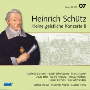 Schütz: Kleine Geistliche Konzerte II, Op. 9 album cover