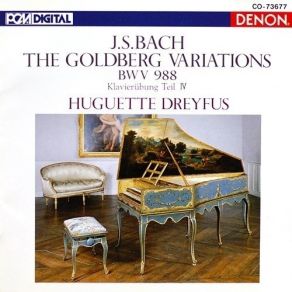 Bach - The Goldberg Variations - Huguette Dreyfus album cover