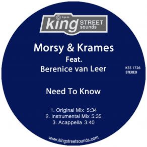 Need To Know (Maxi-Single) album cover