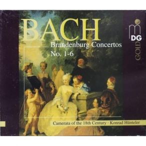 Bach - Brandenburg Concertos No. 1-6 - Konrad Hunteler album cover