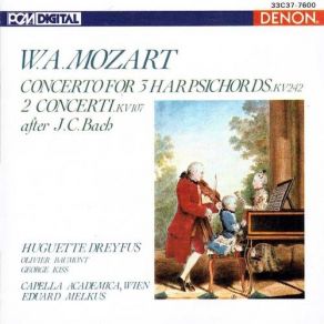 Mozart: Concerto For 3 Harpsichords album cover