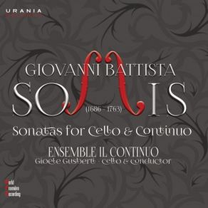 Somis: Sonatas For Cello & Continuo album cover
