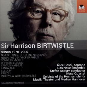 Sir Harrison Birtwistle: Songs 2006 album cover