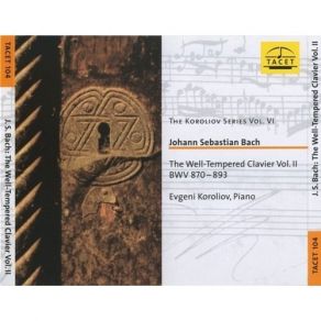 Bach - Das Wohltemperierte Klavier II - Evgeni Koroliov album cover