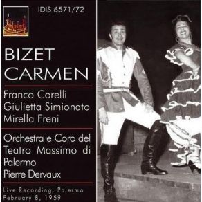 Bizet - Carmen - Pierre Dervaux album cover