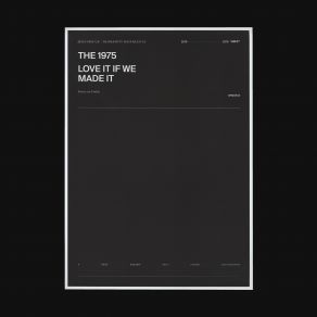 Love It If We Made It (Single) album cover