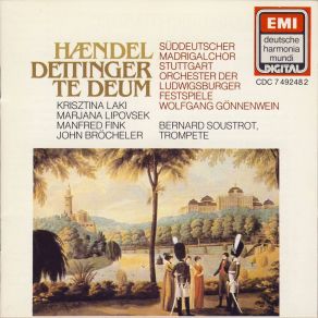 Handel - Das Dettingen Te Deum - Wolfgang Gonnenwein album cover