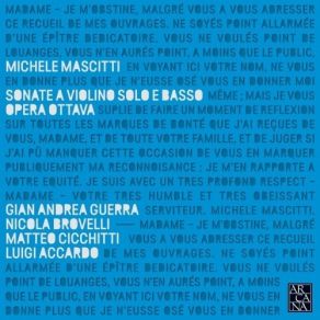 Mascitti - Sonate A Violino Solo E Basso, Opera Ottava - Quartetto Vanvitelli album cover