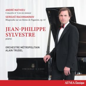 Mathieu: Piano Concerto No. 4 In E Minor - Rachmaninoff: Rhapsody On A Theme Of Paganini, Op. 43 album cover