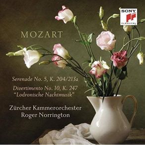 Mozart Serenade K. 204 & Divertimento K. 247 album cover
