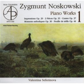 Noskowski – Piano Works, Vol. 1 - Valentina Seferinova album cover