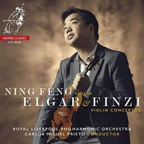 Elgar And Finzi - Violin Concertos - Ning Feng album cover